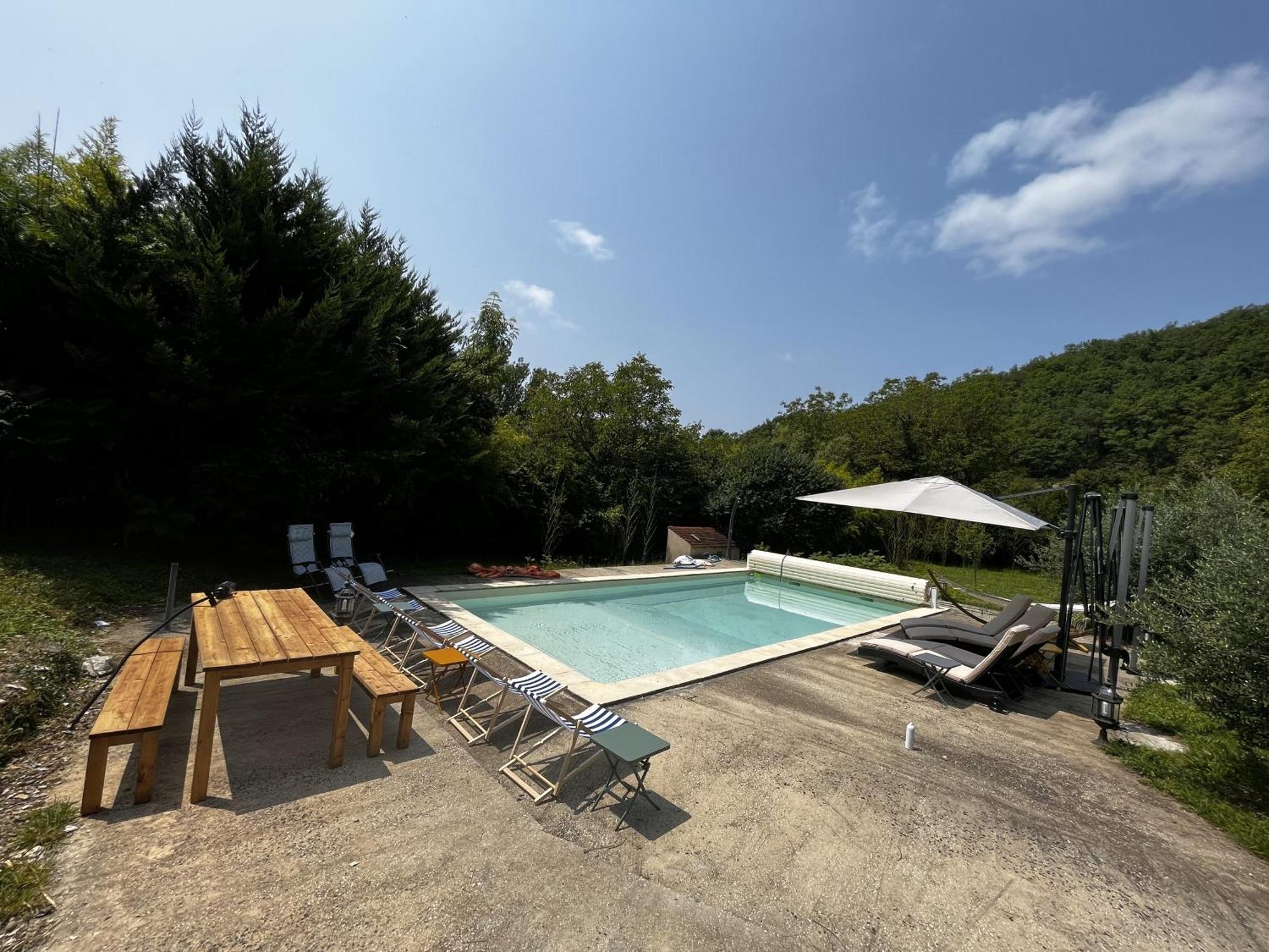 Domaine Du Bonheur En Pierre Avec Piscine, Proche Sarlat *